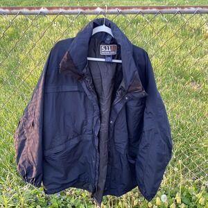 5.11 Tactical Aggressor Jacket Coat Parka Mens 2XL Hood Security Waterproof FLAW